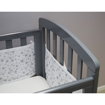 BRbaby Valencia Cot - In Grey