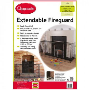 Clippasafe Extendable Fireguard | Sandras | Northern Ireland