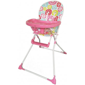 Cute Baby Folding Highchair - Pink
