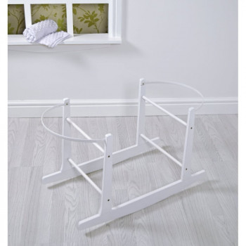 BRbaby Rocking Wooden stand - White