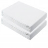 Cuddles Collection Fitted sheets (2pk) Cot - White