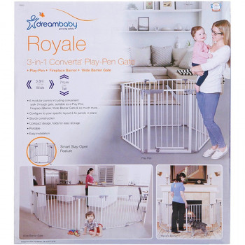 Dreambaby Royale Converta 3-In-1 Playpen/Barrier/ Fire barrier