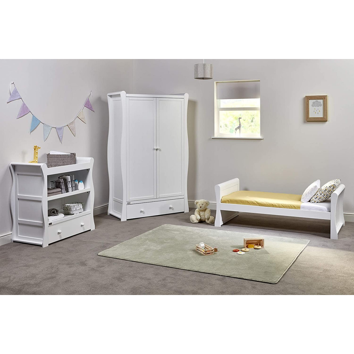East Coast Nebraska Toddler Bed White