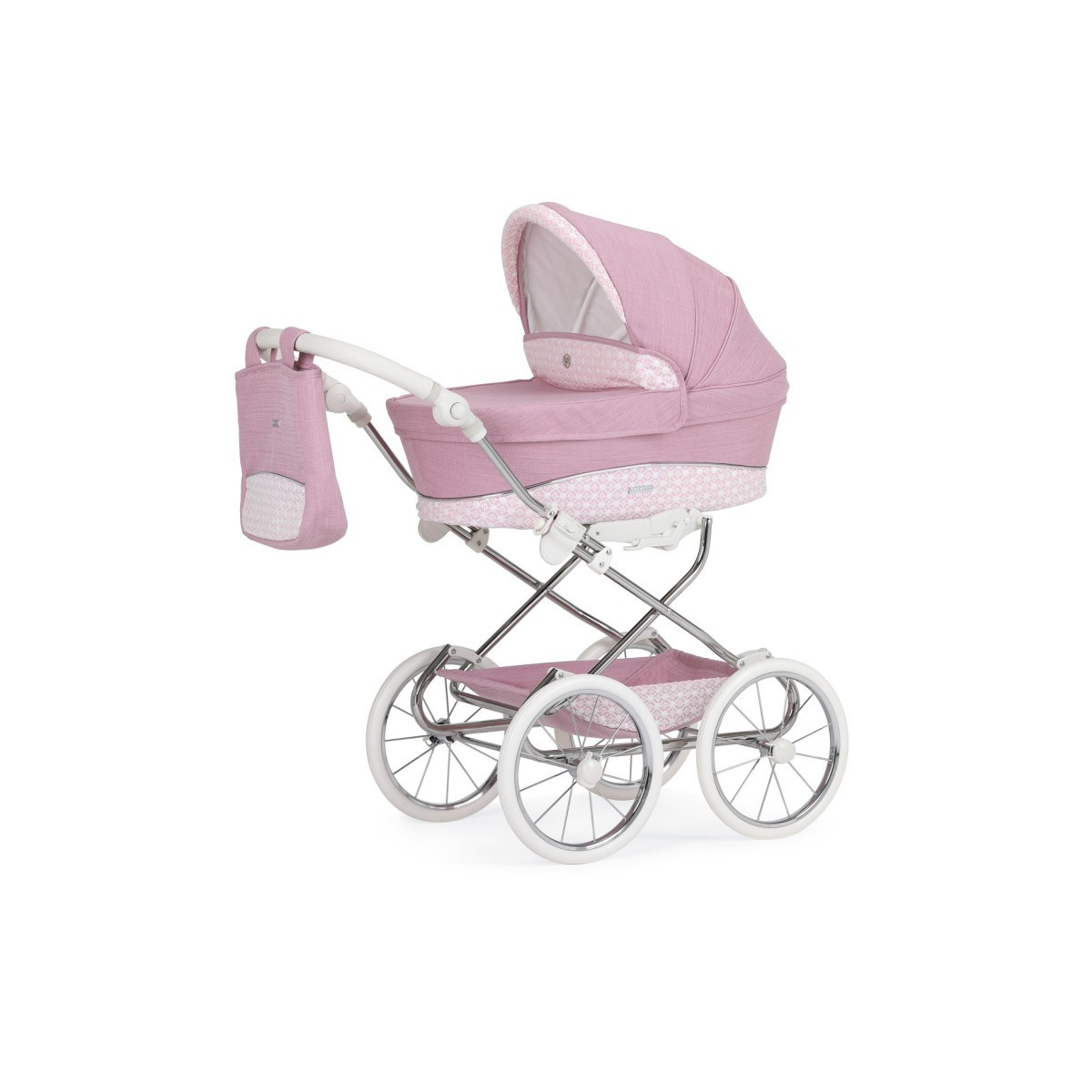 Bebecar Dolls Pram Prive range In Pink Frosting