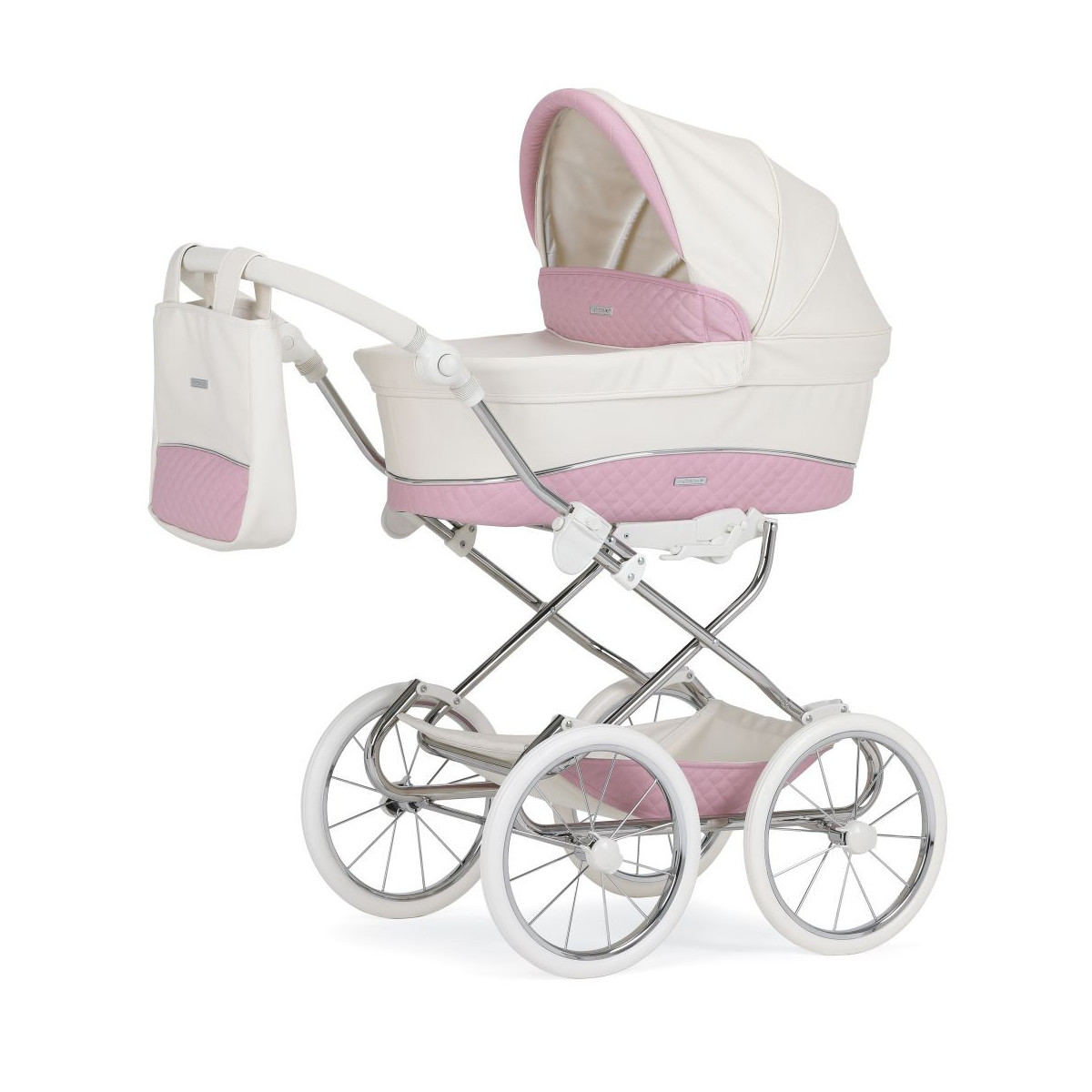 Bébécar Dolls Pram - In Iced Pink