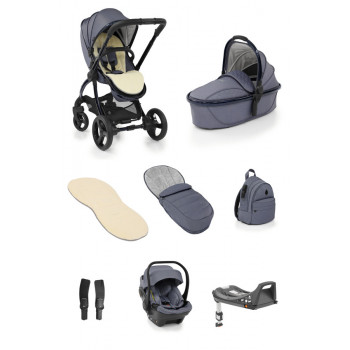 Egg2® Luxury Bundle (Egg® Shell Car Seat) - In Chambray