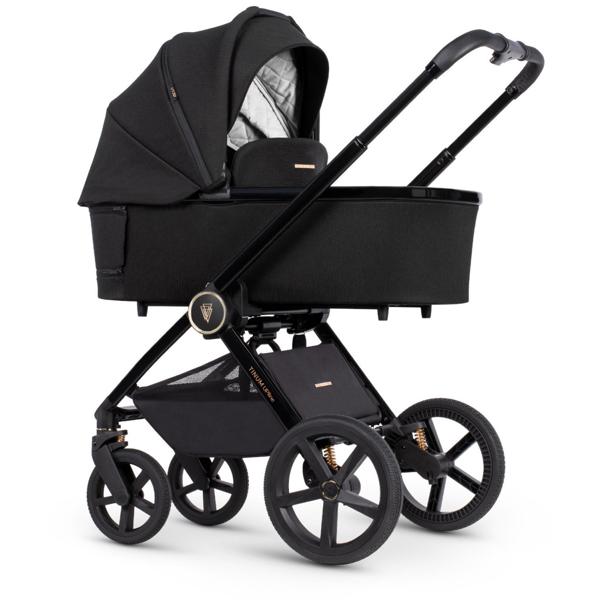 Venicci Tinum Upline (3in1 Inc. Engo & Isofix Base) - In All Black