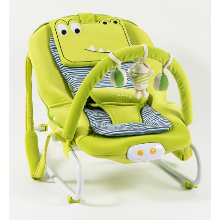 BRbaby - Musical Vibrations Rocker - Lime Croc