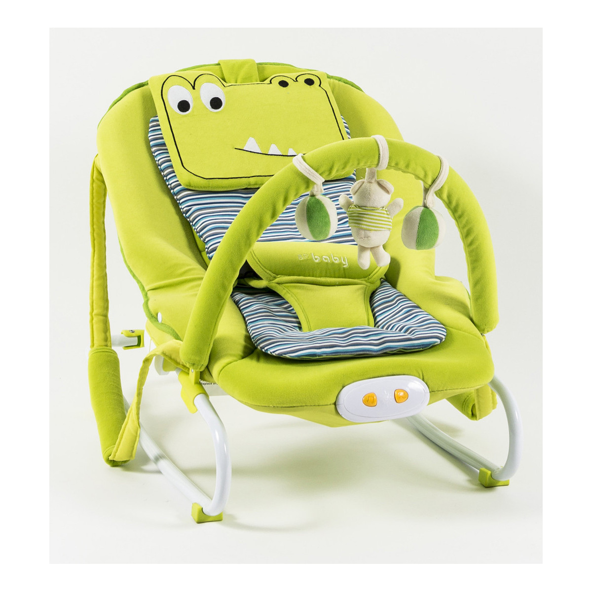 BRbaby - Musical Vibrations Rocker - Lime Croc