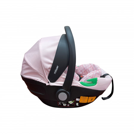 MyBabiie MB200i iSize Travel System - In Dani Dyer Pink Plaid