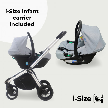 MyBabiie MB450i Travel System - In Cool Blue