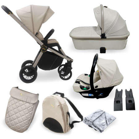 MyBabiie MB450i Travel System - In Ivory