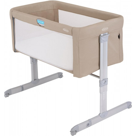 Graco Sweet2Sleep Bedside Crib - In Oatmeal