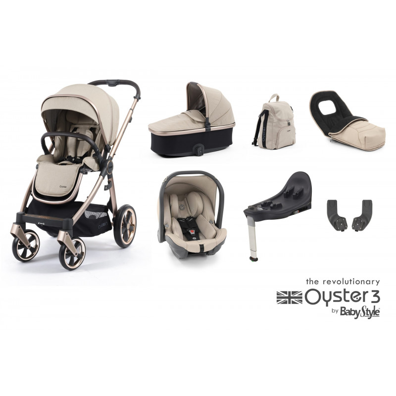 BabyStyle Oyster3 - Luxury Bundle - In Crème Brûlée