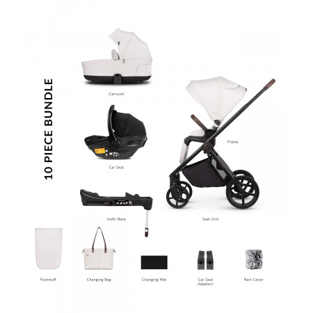 Venicci Claro 3in1 + Isofix - In Vanilla