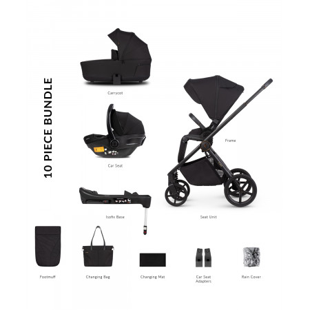 Venicci Claro 3in1 + Isofix - In Noir