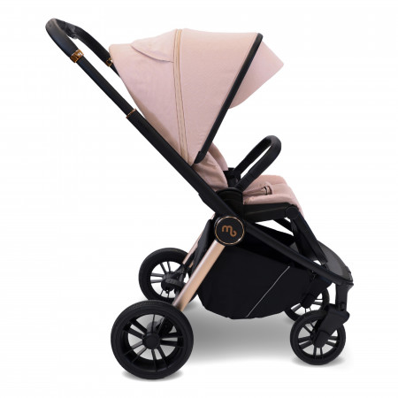 MyBabiie MB450i 3-in-1 Travel System - In Pastel Pink