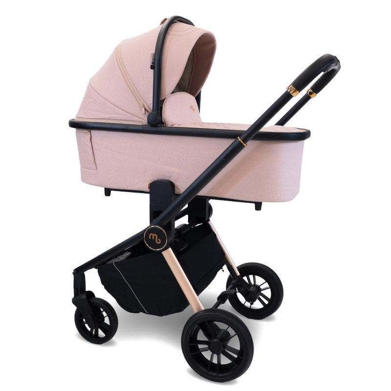 MyBabiie MB450i 3 in 1 Travel System In Pastel Pink