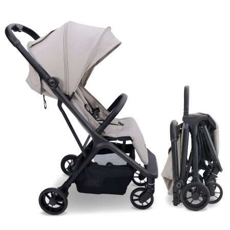 MyBabiie MBX7 Auto-Fold Stroller - In Camel