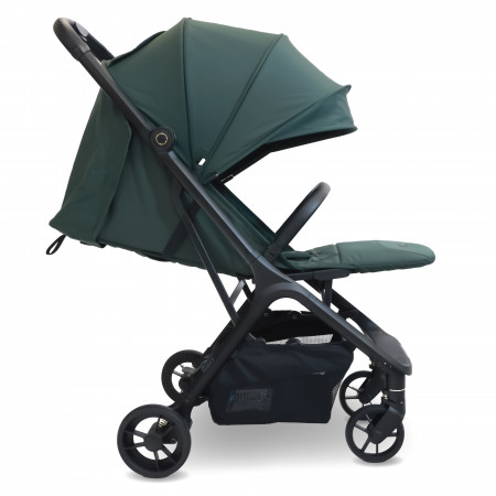 MyBabiie MBX7 Auto-Fold Stroller - In Forest Green