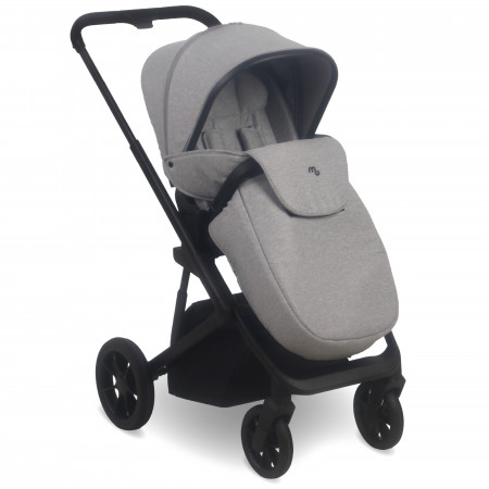 MyBabiie MB500i 3-in-1 Travel System - In Moon Grey