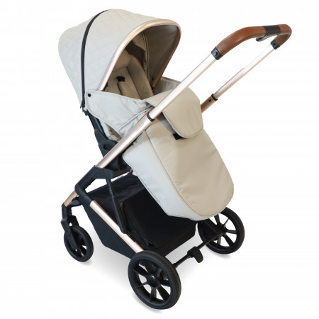 MyBabiie MB500i 3-in-1 Travel System - In Rose Gold Stone