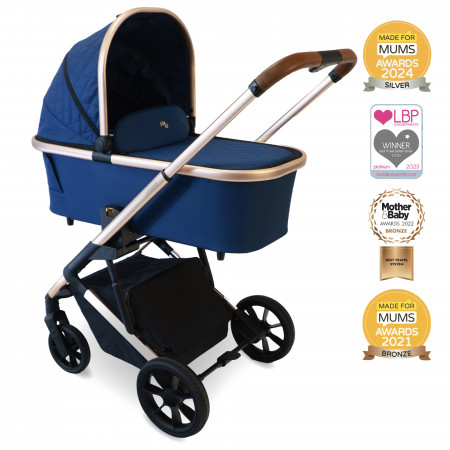 MyBabiie MB500i 3-in-1 Travel System - In Opal Blue