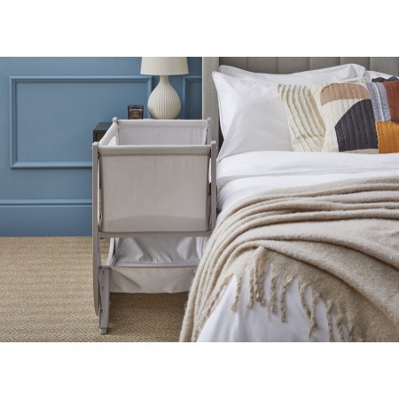 Shnuggle Air Lite Bedside Crib - In Taupe