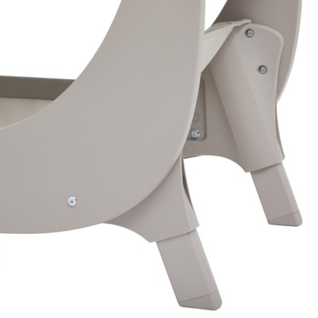 Shnuggle Air Lite Bedside Crib - In Taupe