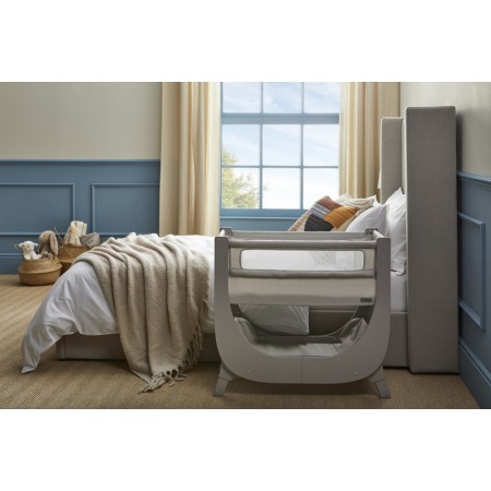 Shnuggle Air Lite Bedside Crib - In Taupe