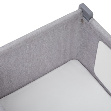 Shnuggle Air Lite Bedside Crib - In Grey