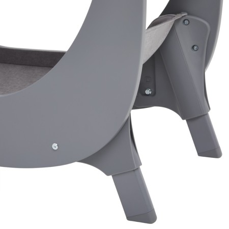 Shnuggle Air Lite Bedside Crib - In Grey