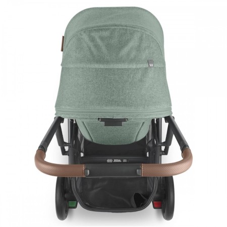 UPPAbaby CRUZ V2 Pushchair - In Gwen  (Sage Green melange with Saddle Leather)