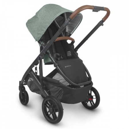 UPPAbaby CRUZ V2 Pushchair - In Gwen  (Sage Green melange with Saddle Leather)