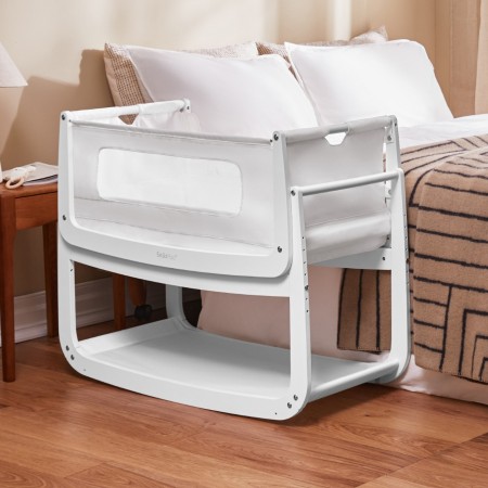 SnuzPod 4 Bedside Crib - In White