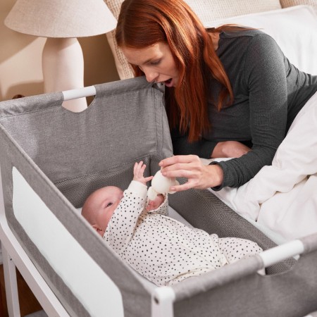 SnuzPod 4 Bedside Crib - In Dusk