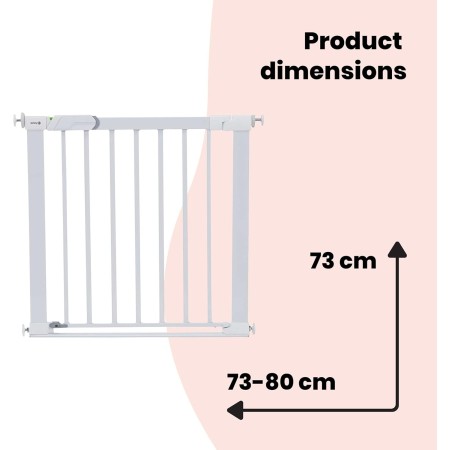 Safety 1st Flat Step Gate [Pressure Fit] Widths 73-80 cm