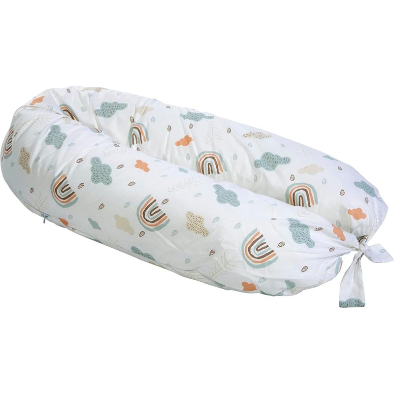 Cuddles Collection 5in1 Nursing Pillow - In Rainbow