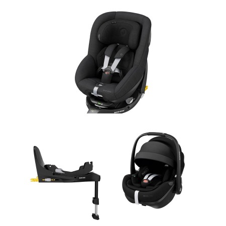 Maxi-Cosi Family Pro² Bundle [Pebble 360 Pro², Pearl 360 Pro & FamilyFix 360 Pro Base] - In Black