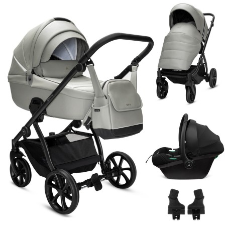 Noordi Fjordi V2 | 3in1 Travel System | In Sleet [Eco-leather]