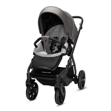 Noordi Fjordi V2 | 3in1 Travel System | In Stone Grey [Eco-leather]