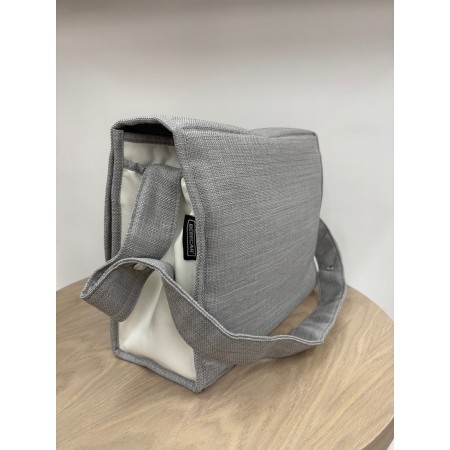 Bébécar Carré Changing Bag - In Silver Shimmer [SALE]