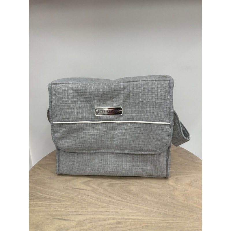 Bébécar Carré Changing Bag - In Silver Shimmer [SALE]