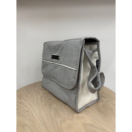 Bébécar Carré Changing Bag - In Silver Shimmer [SALE]
