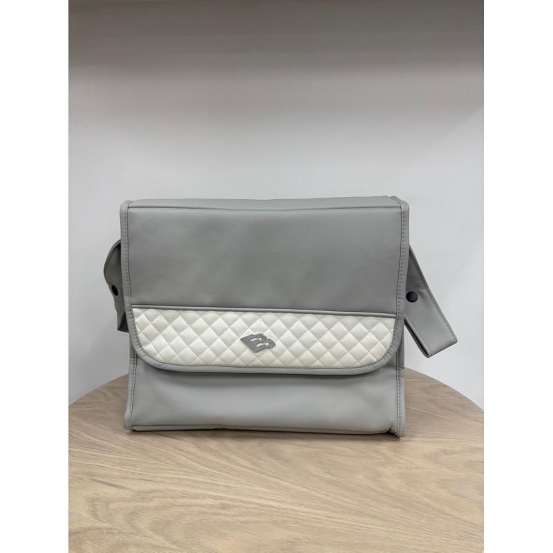 Bébécar Carré Changing Bag - In Silver Grey [SALE]