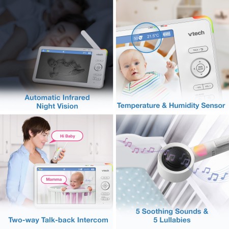 VTech Over-the-Cot Smart Video Monitor (RM7787HD)