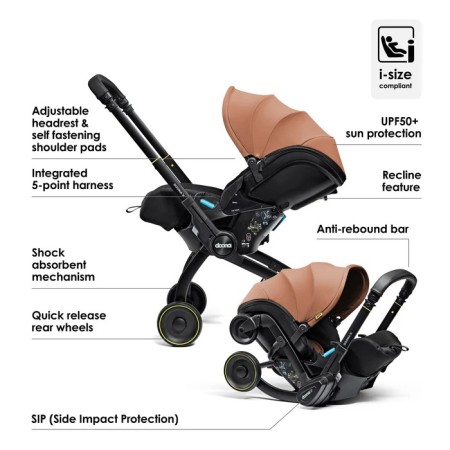 Doona X Car Seat & Stroller - In Terracotta