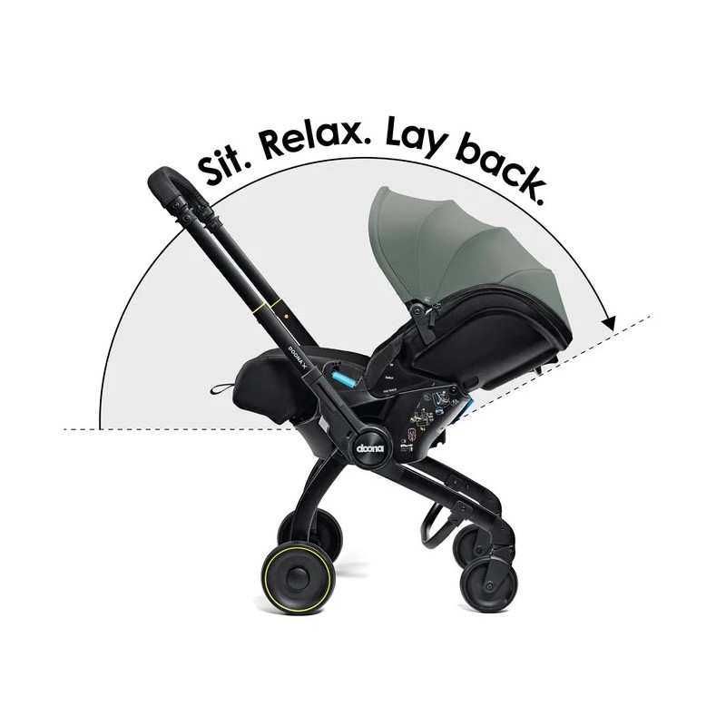 Doona X Car Seat & Stroller - In Slate Green
