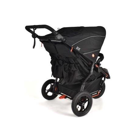 Nipper Double V6 Pushchair - In Summit Black