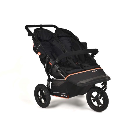 Nipper Double V6 Pushchair - In Summit Black
